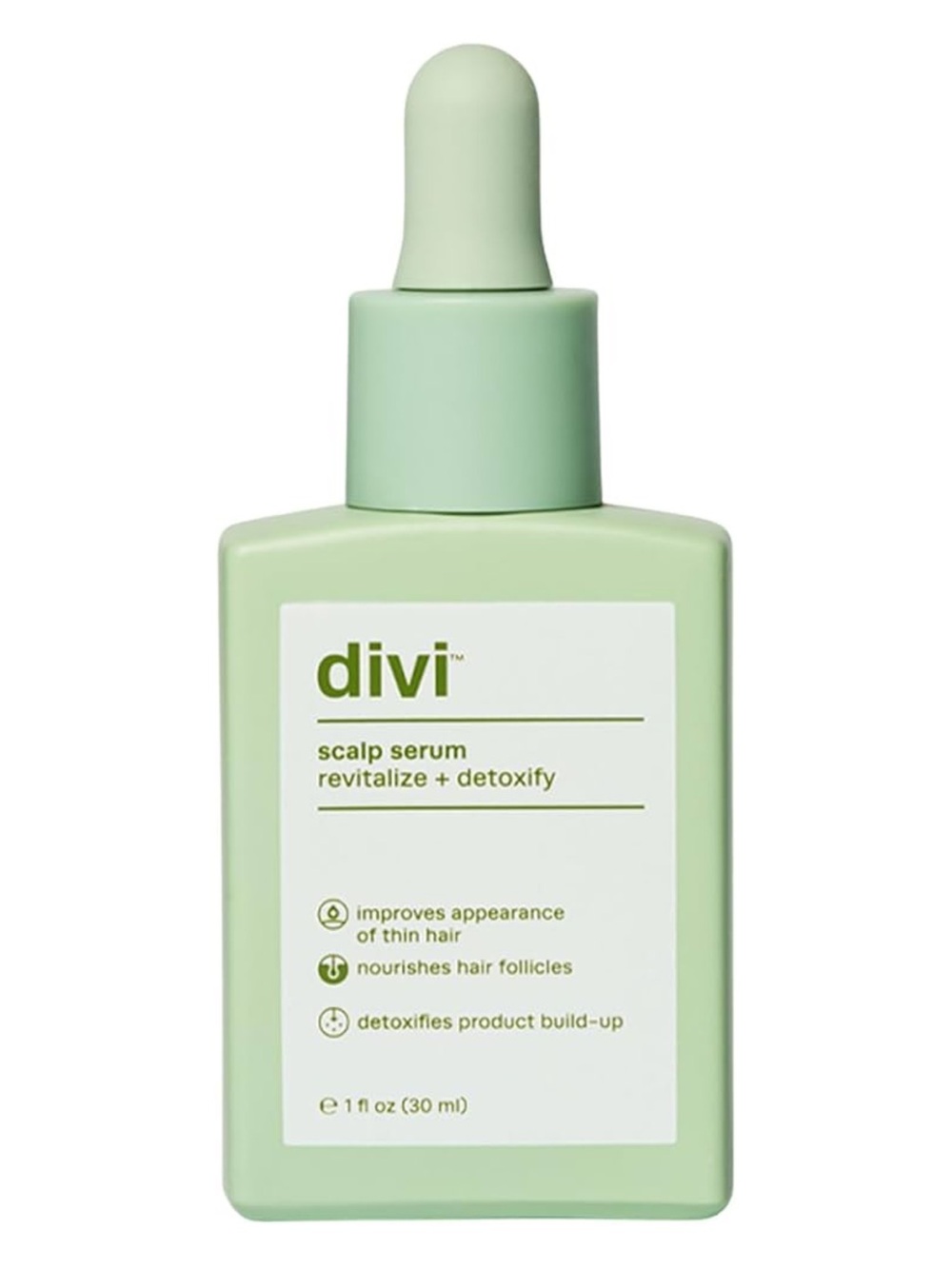 divi Scalp Serum Revitalize & Detoxify Treatment 1fl oz / 30 ml New